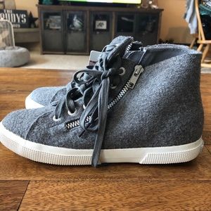 Superga wool high tops